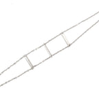 SILVER LINEAR BRACELET