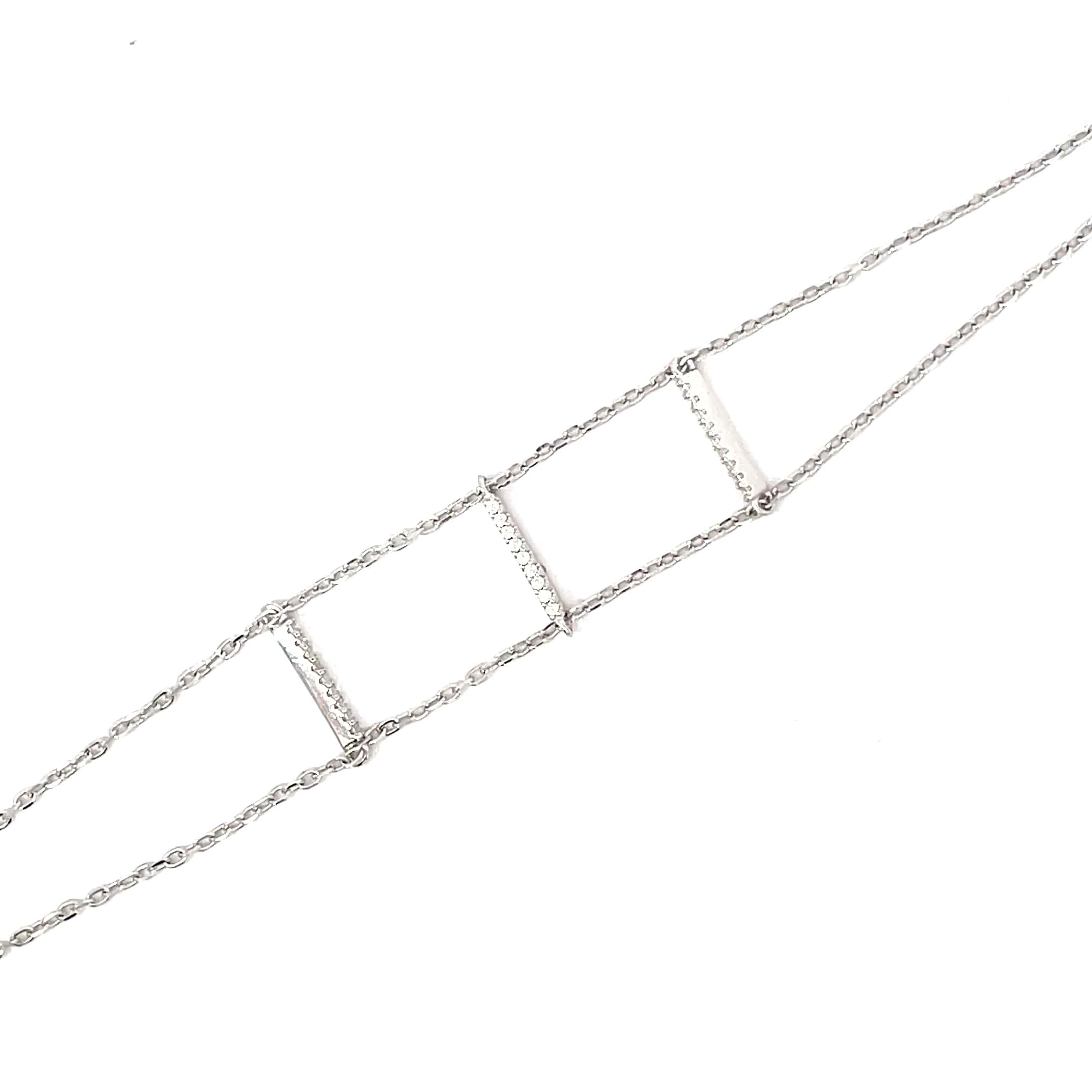 SILVER LINEAR BRACELET