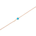 SILVER TURQUOISE GAZE BRACELET