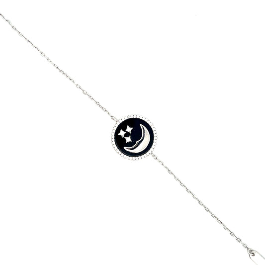 SILVER NIGHT SKY BRACELET