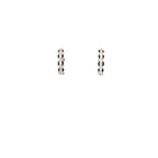 ELEGANT BRAIDED SILVER HOOPS