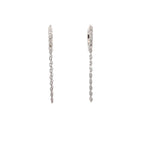 CHAINED GRACE SILVER HOOPS