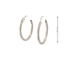 BOLD CLASSIC SILVER HOOPS