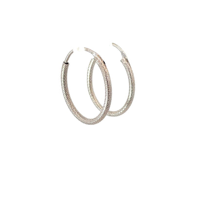 BOLD CLASSIC SILVER HOOPS