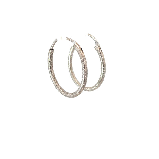 BOLD CLASSIC SILVER HOOPS