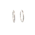 EVERYDAY CLASSIC SILVER HOOPS