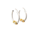 MODERN GLAM SILVER HOOPS