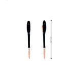 BLACK ROSE GOLD GLIDE EARRINGS