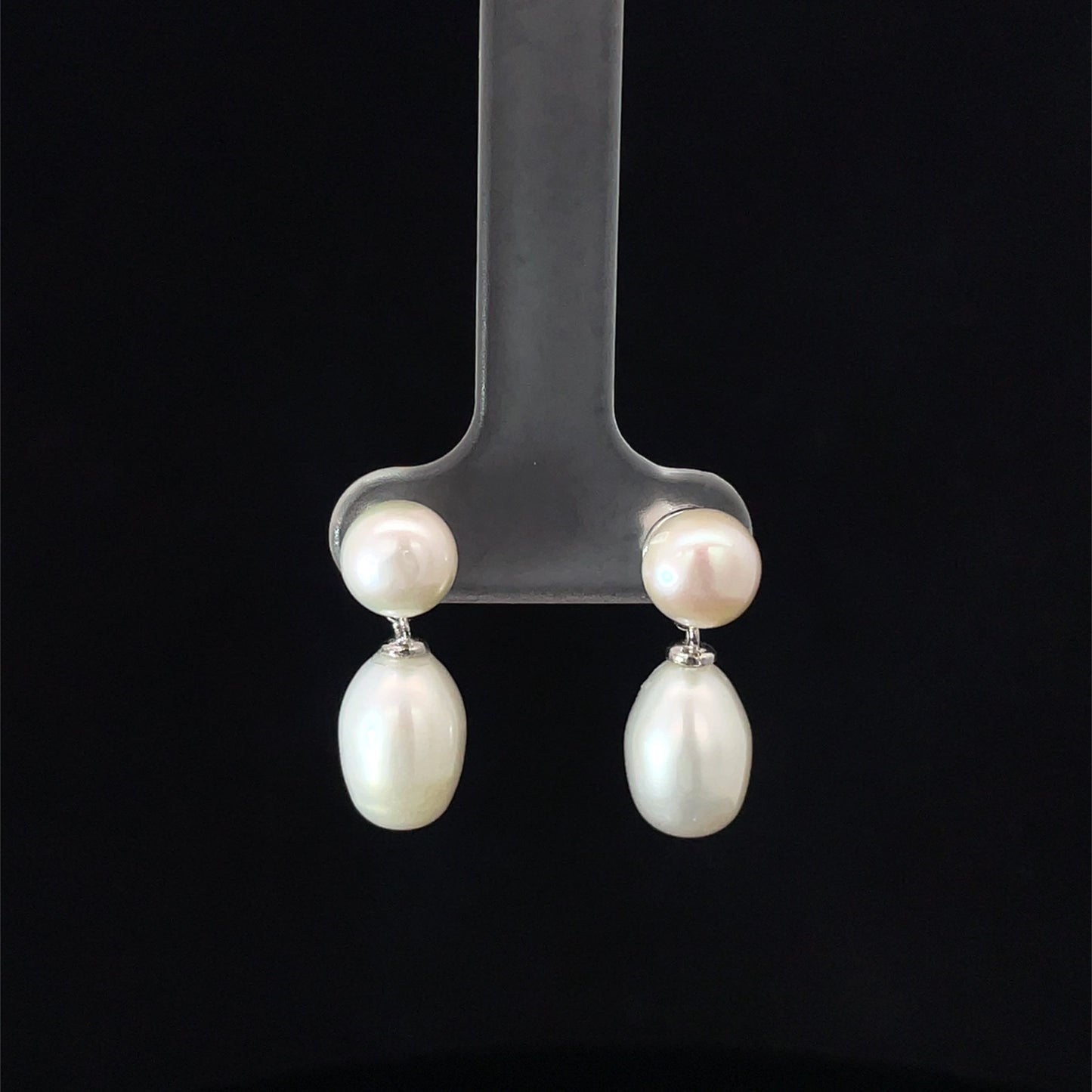 SILVER WHITE GRACE DROPS