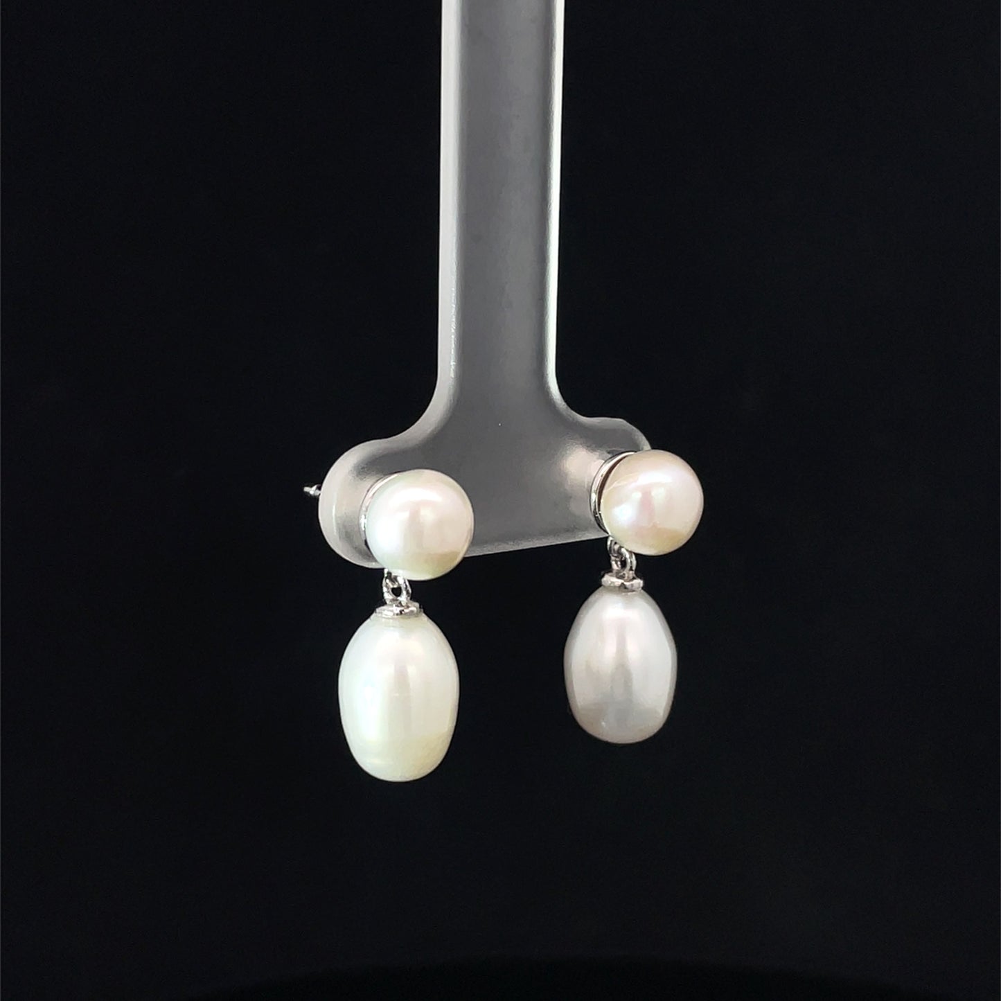 SILVER WHITE GRACE DROPS