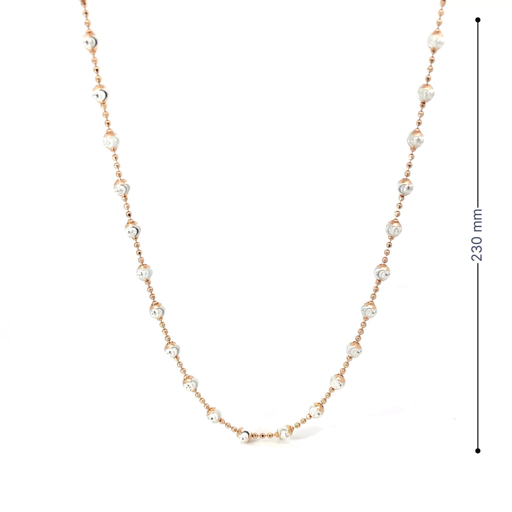 CRYSTAL GLIMMER SILVER NECKLACE