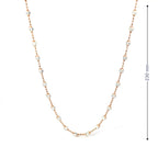 CRYSTAL GLIMMER SILVER NECKLACE