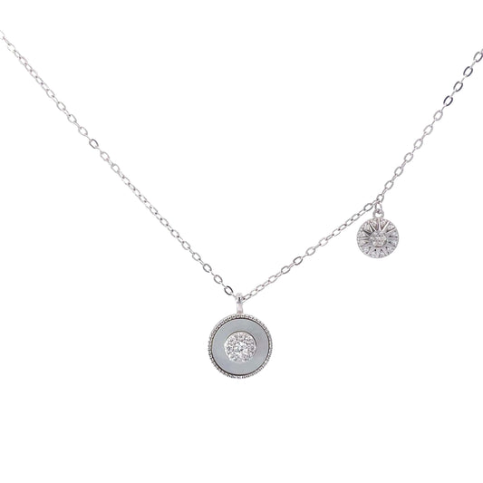 CELESTIAL MEDALLION SILVER PENDANT