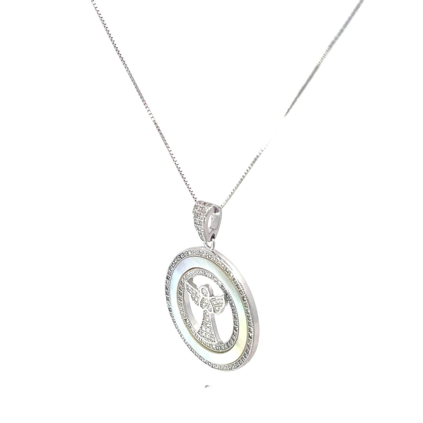 GUARDIAN ANGEL SILVER PENDANT