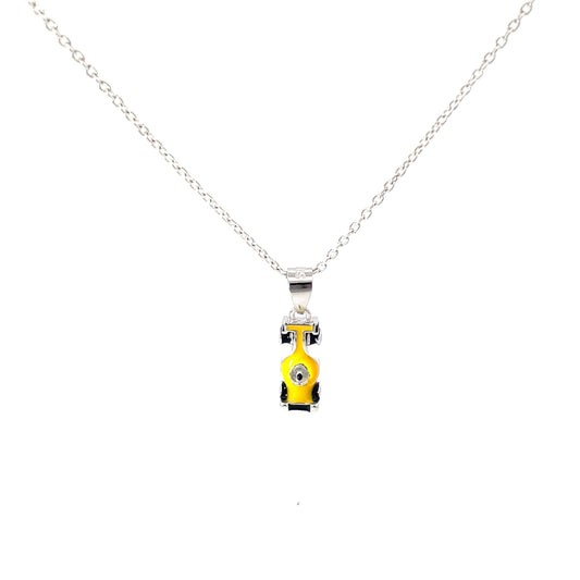 SPEEDSTER CAR SILVER PENDANT CHAIN