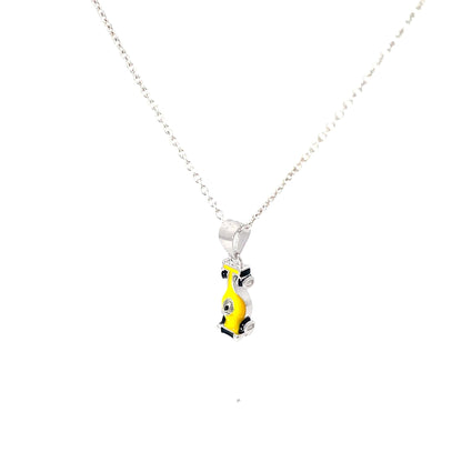 SPEEDSTER CAR SILVER PENDANT CHAIN
