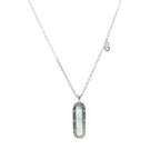 SILVER MODERN LOOP CHAIN