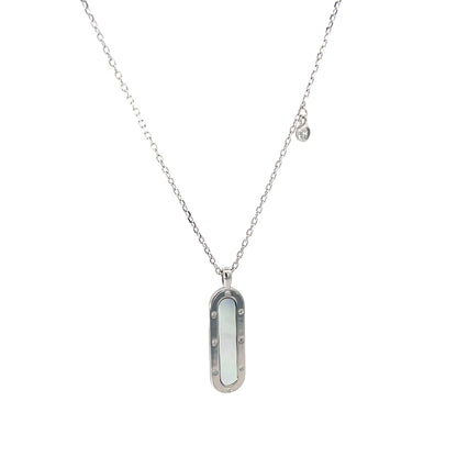 SILVER MODERN LOOP CHAIN