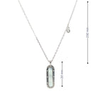 SILVER MODERN LOOP CHAIN