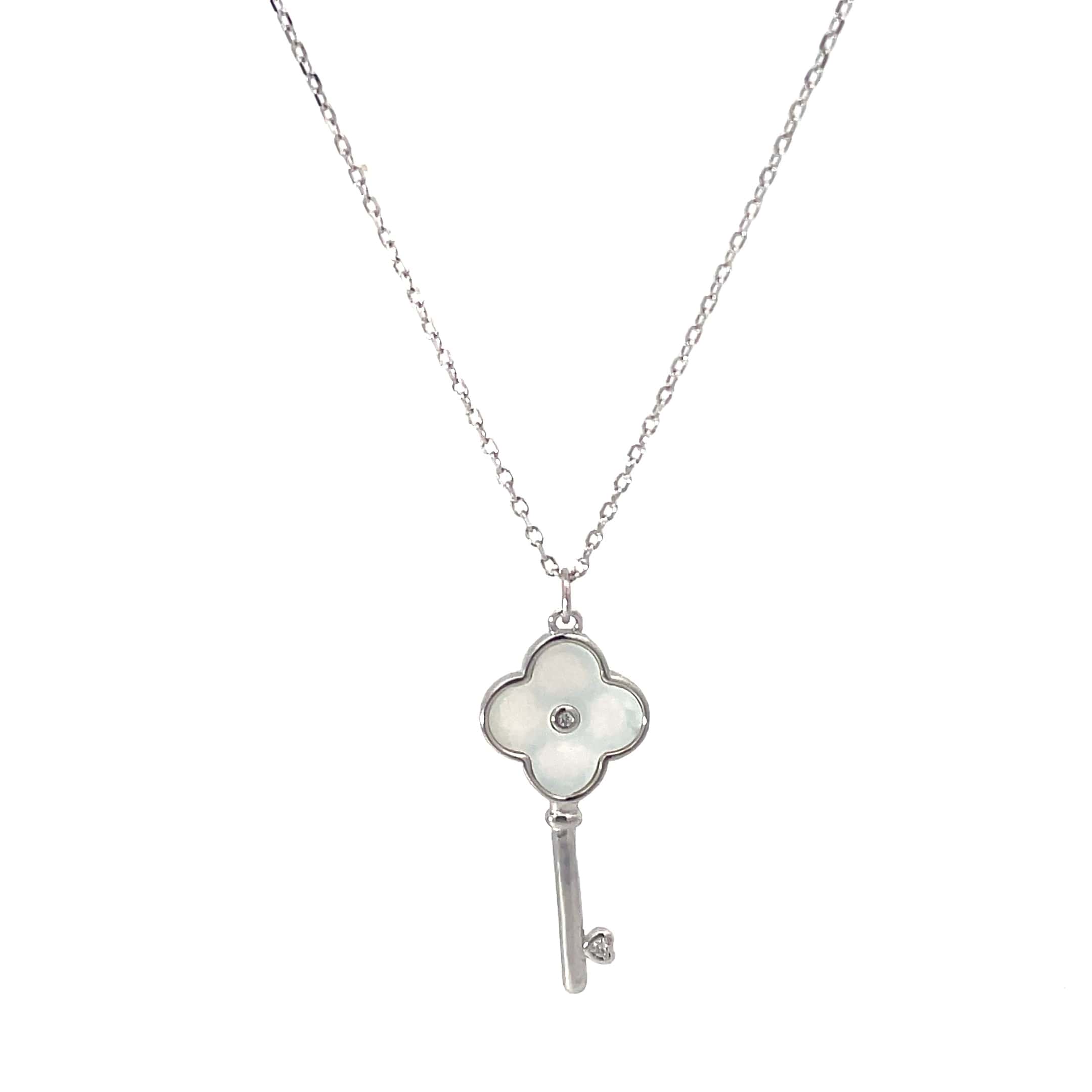 SILVER BLOOM KEY CHAIN