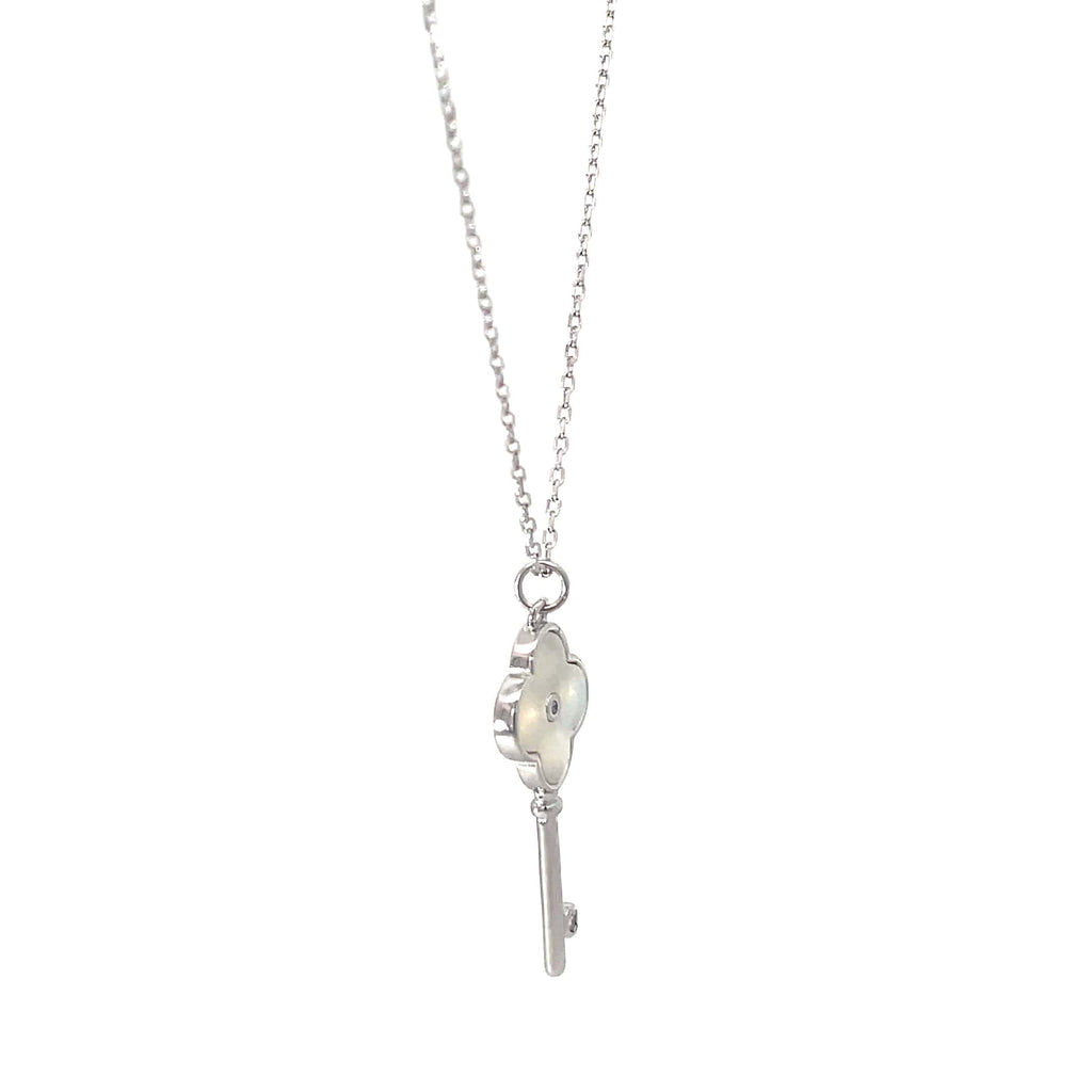 SILVER BLOOM KEY CHAIN