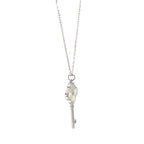 SILVER BLOOM KEY CHAIN