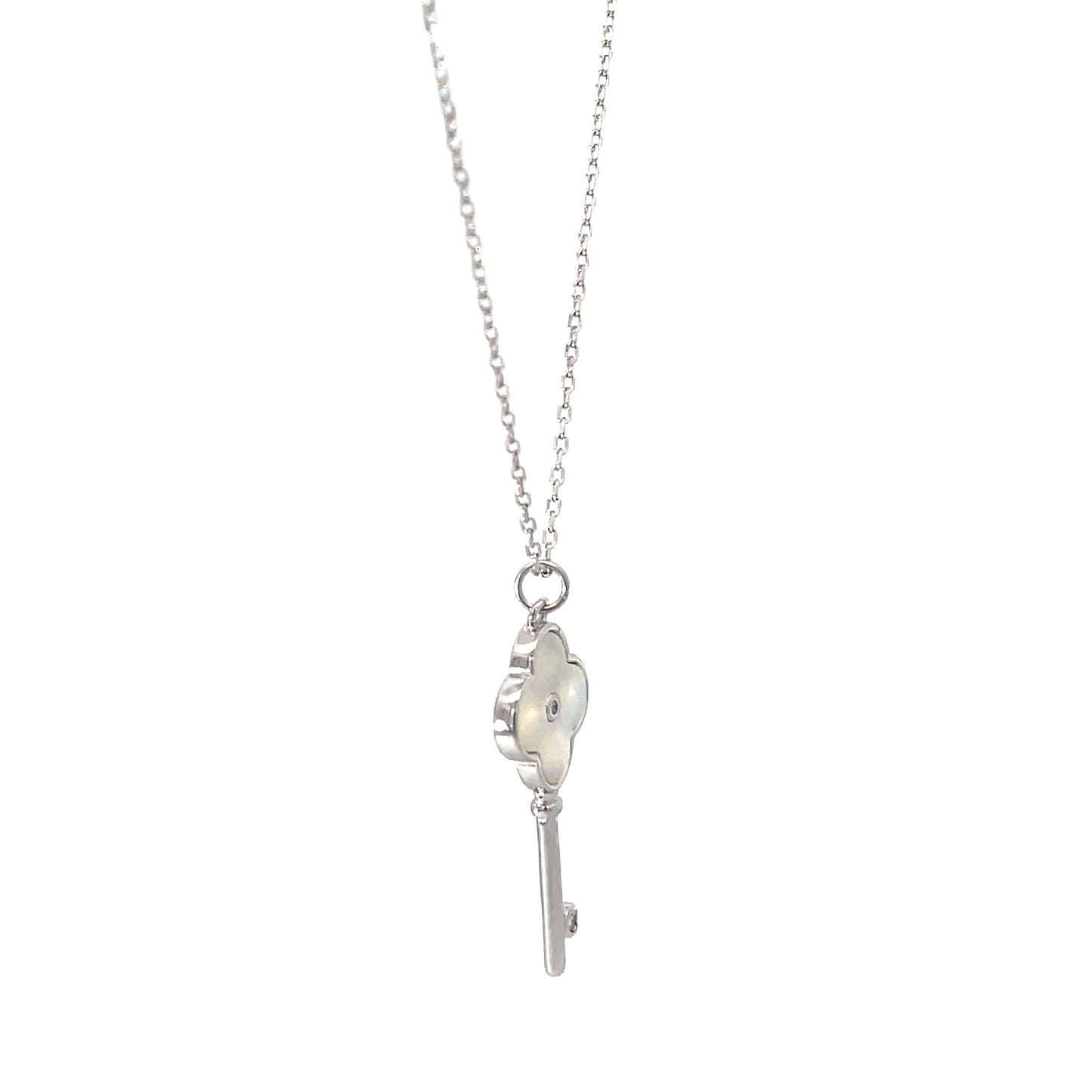 SILVER BLOOM KEY CHAIN
