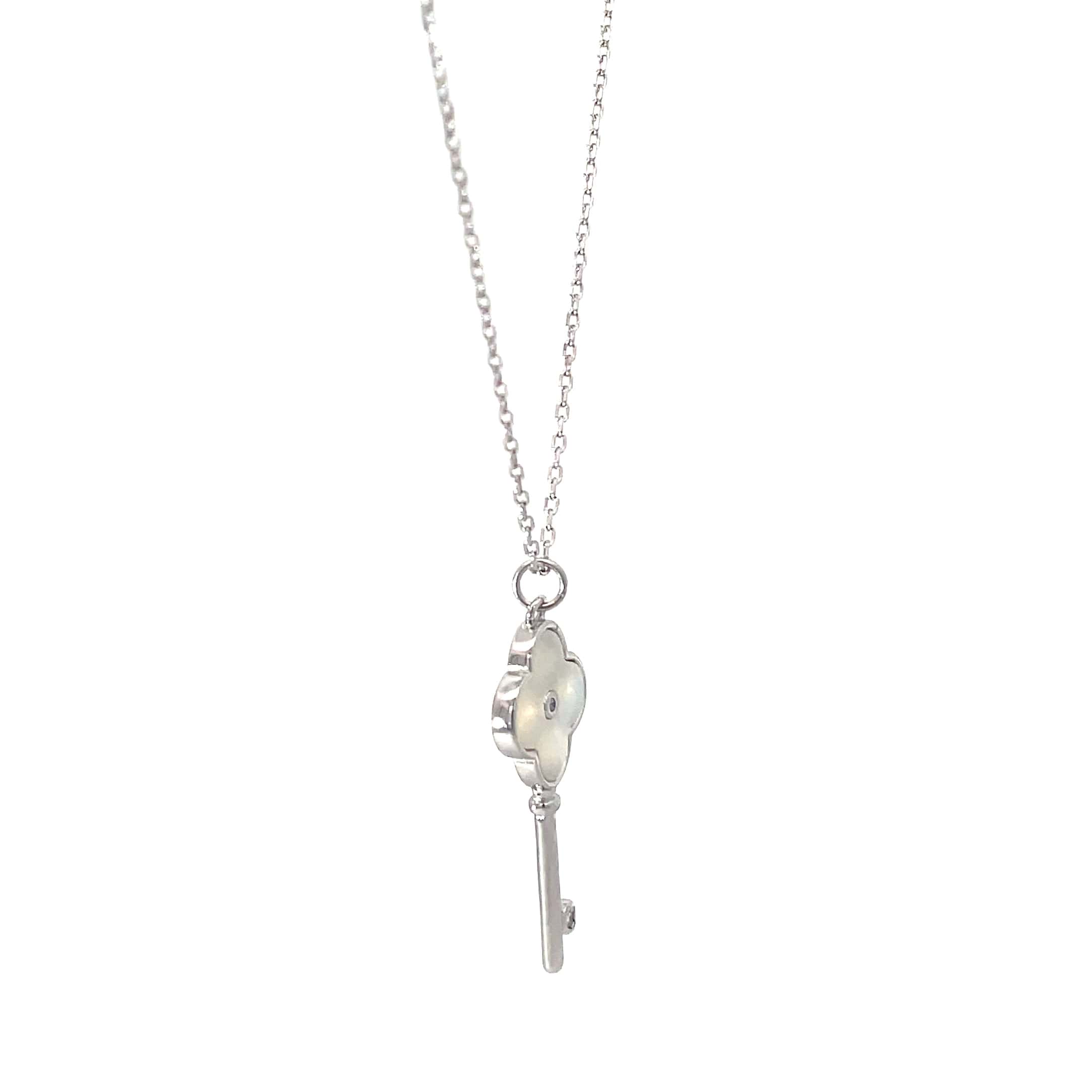 SILVER BLOOM KEY CHAIN