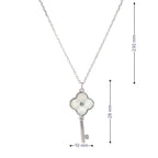SILVER BLOOM KEY CHAIN