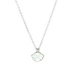 SILVER OYSTER PEARL PENDANT