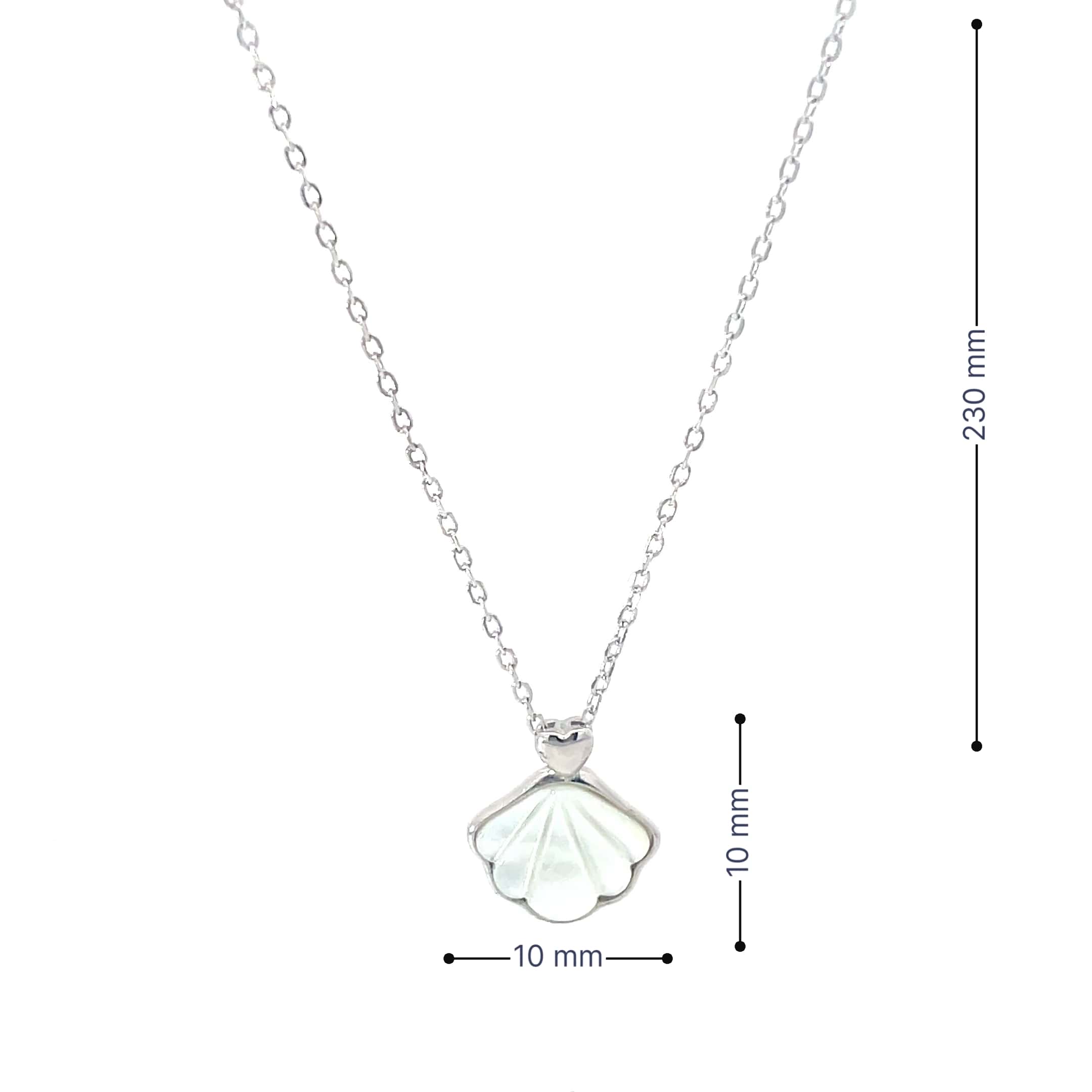 SILVER OYSTER PEARL PENDANT