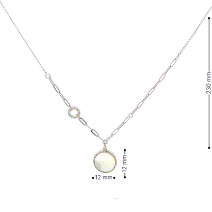 SILVER FULL MOON CHAIN