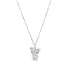 SILVER SPARKLE BEAR CHAIN