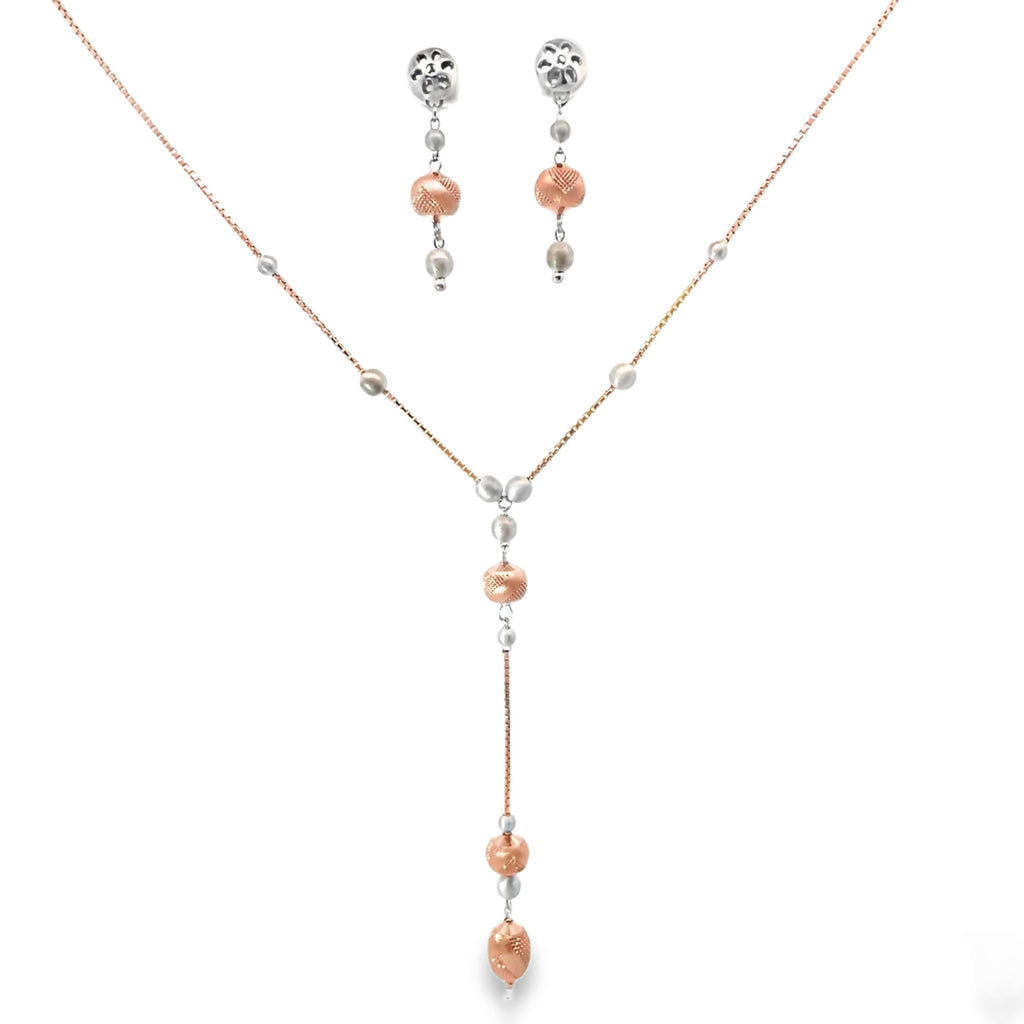 ROSE DROP SILVER SET
