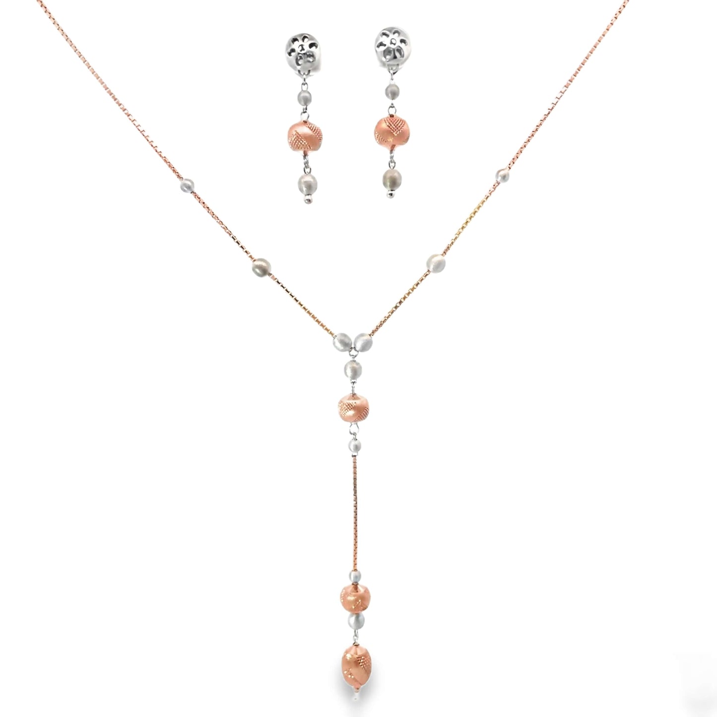 ROSE DROP SILVER SET