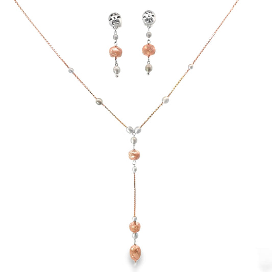 ROSE DROP SILVER SET
