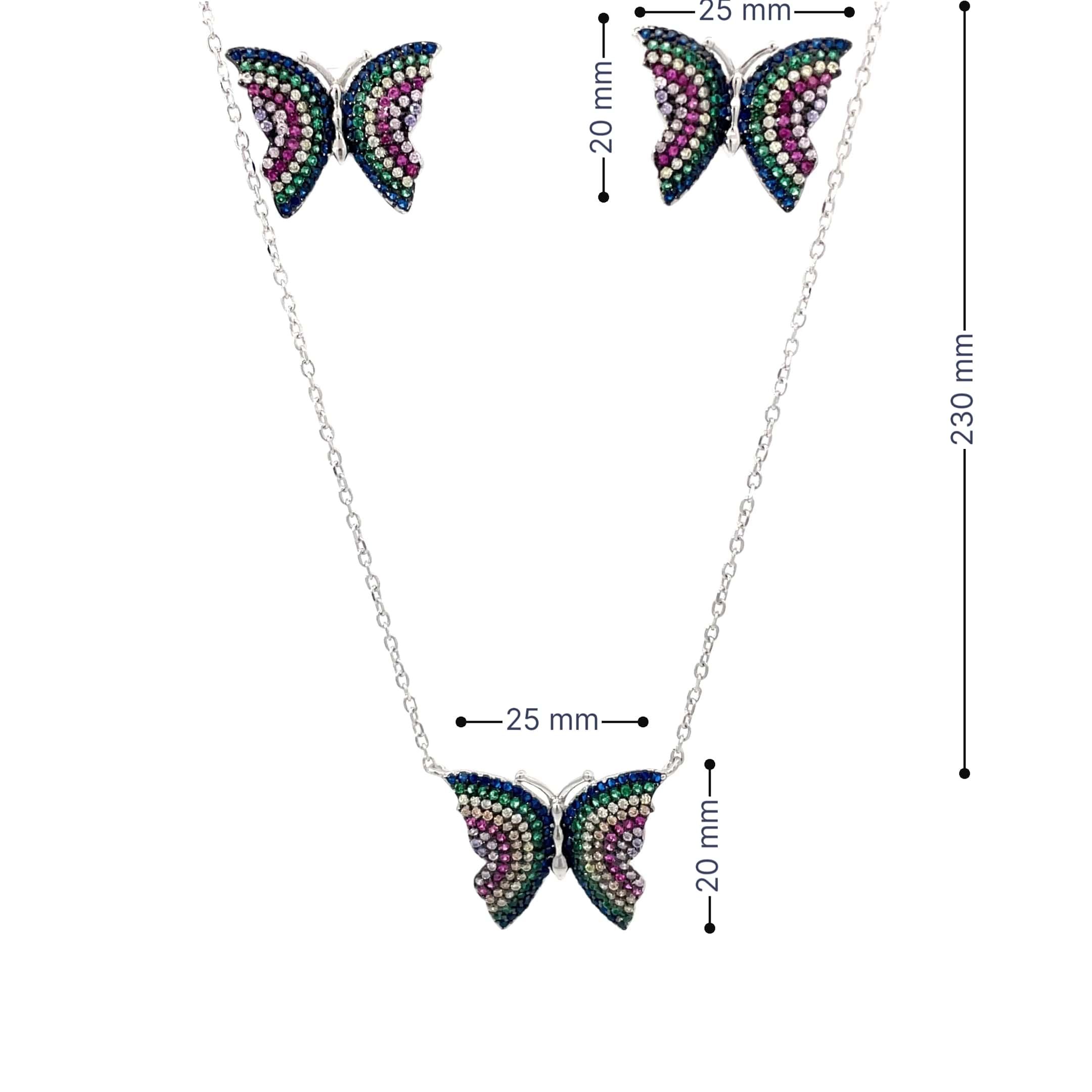 PRISM WINGS JEWEL SET