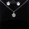 SILVER SERENITY PENDANT SET