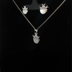 SILVER SERENITY PENDANT SET