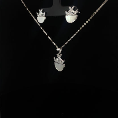 SILVER SERENITY PENDANT SET