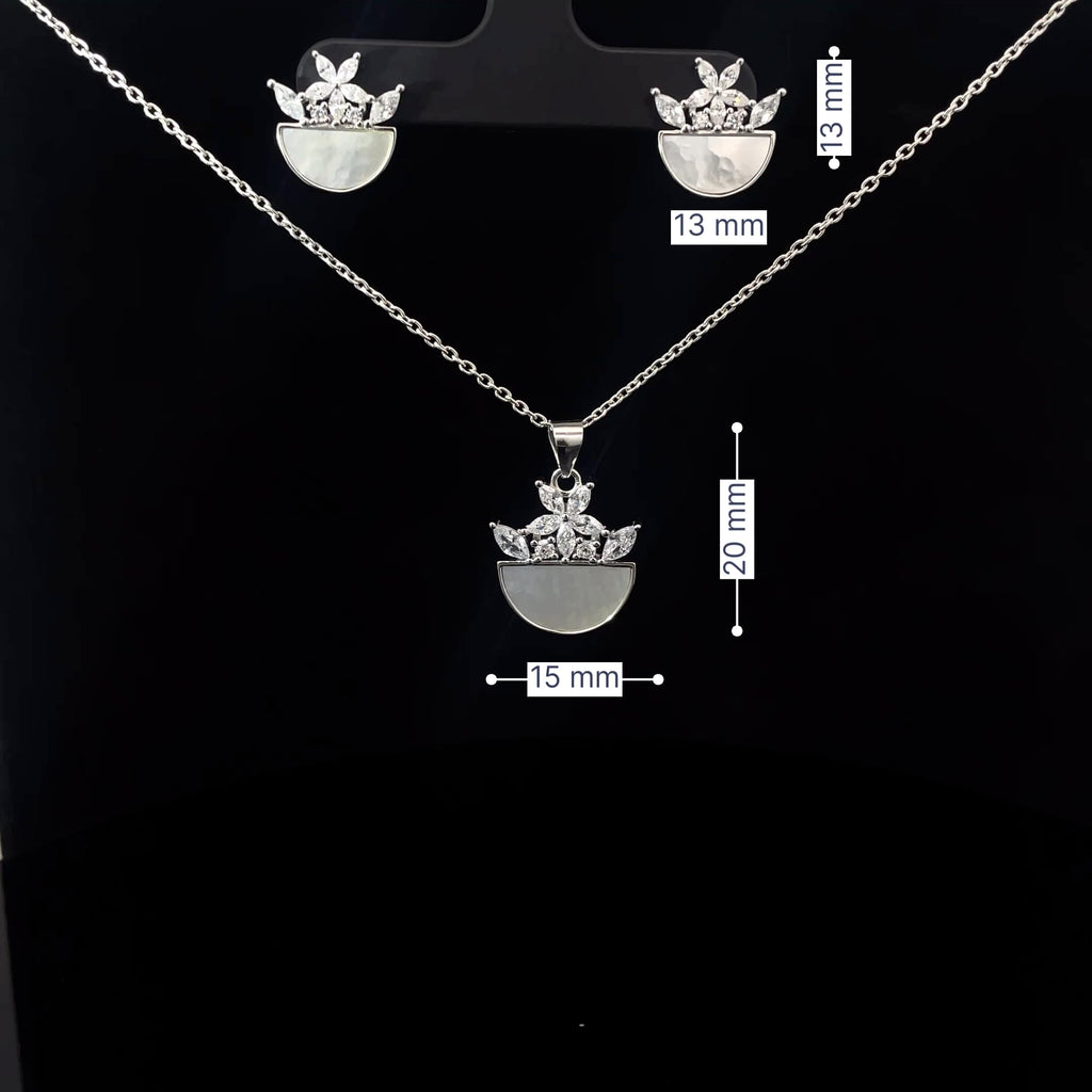 SILVER SERENITY PENDANT SET