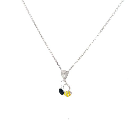 BUZZY BEE CHAIN SILVER