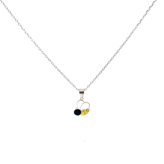 BUZZY BEE CHAIN SILVER