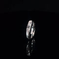 GROOVED SILVER BAND