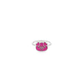 PINK PIGGY FUN SILVER RING