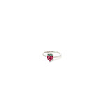 MINI STRAWBERRY SILVER RING