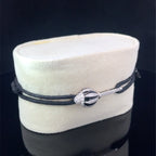 MACE - SILVER KEEPSAKE BAND (BLACK)