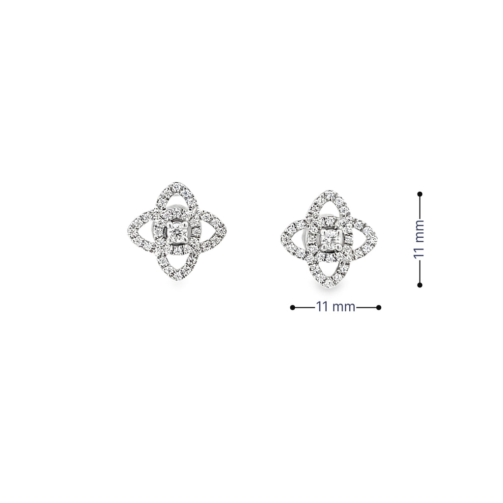 ETERNAL FLORA SILVER STUDS