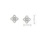 ETERNAL FLORA SILVER STUDS