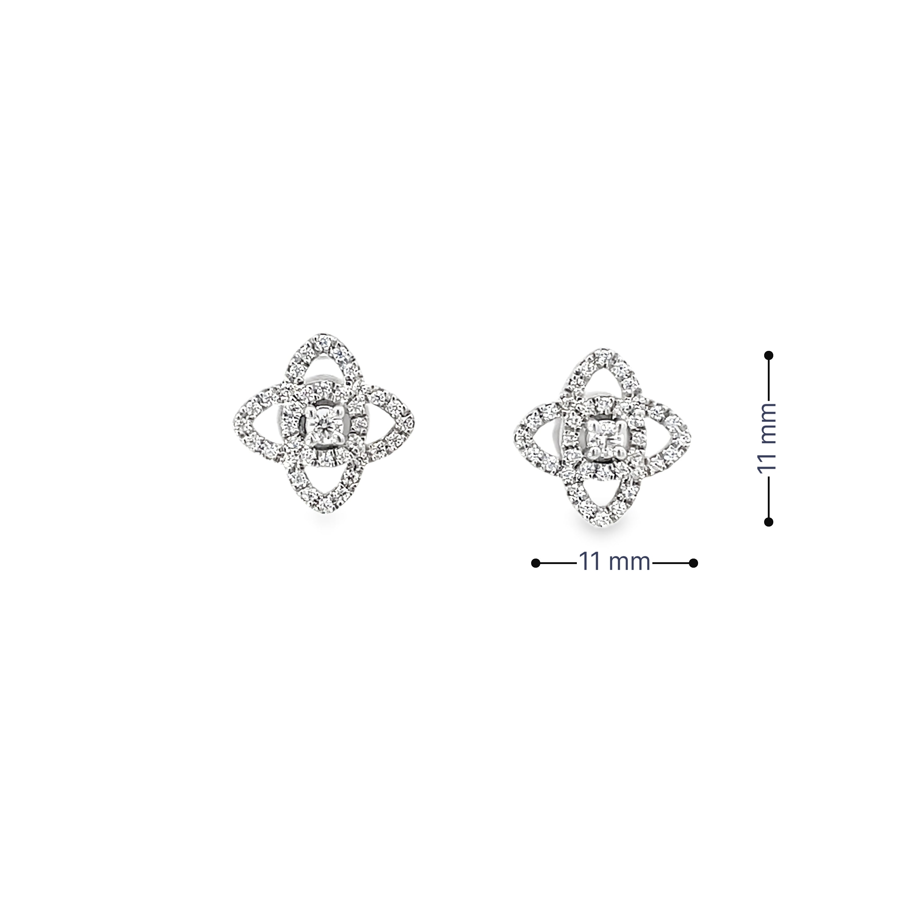 ETERNAL FLORA SILVER STUDS